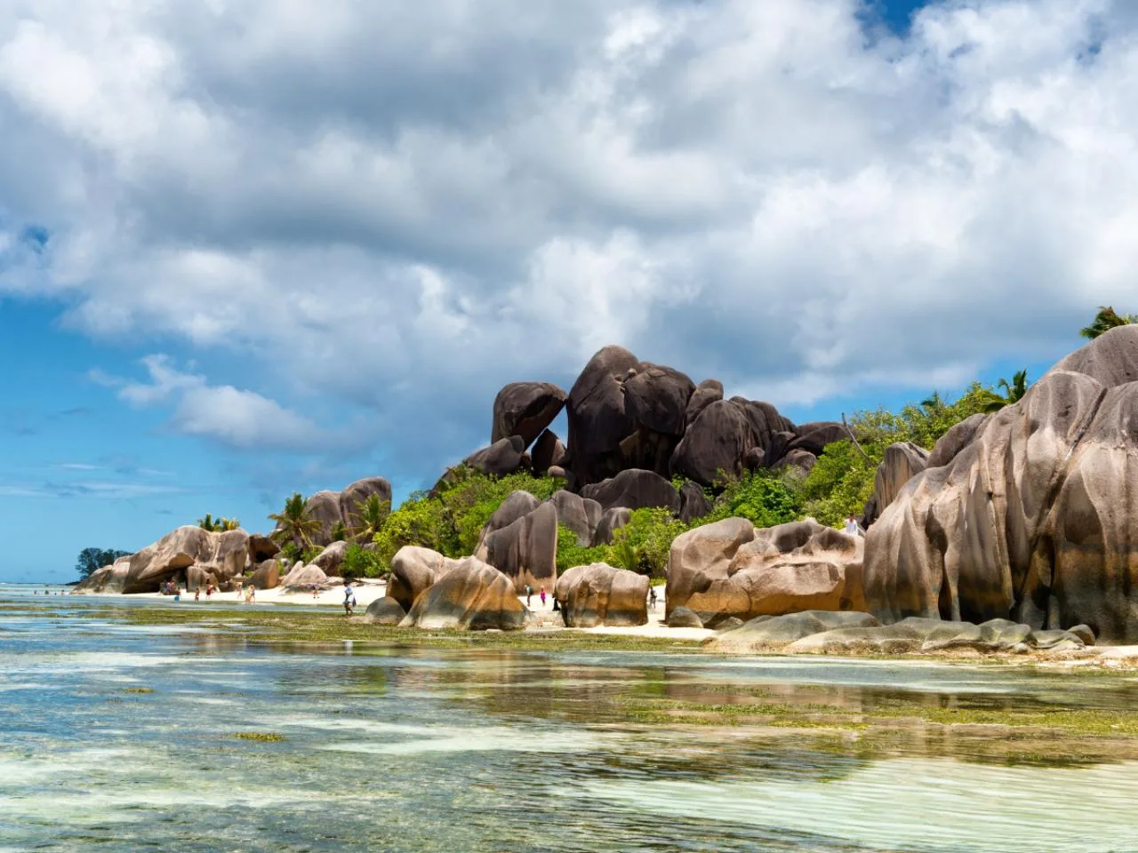 Transfer to Grand Anse & Anse Source D’Argent Beaches with return