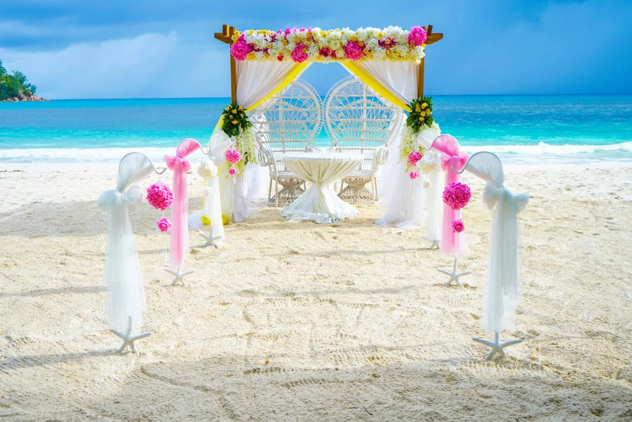 Boda en Mahé, Seychelles