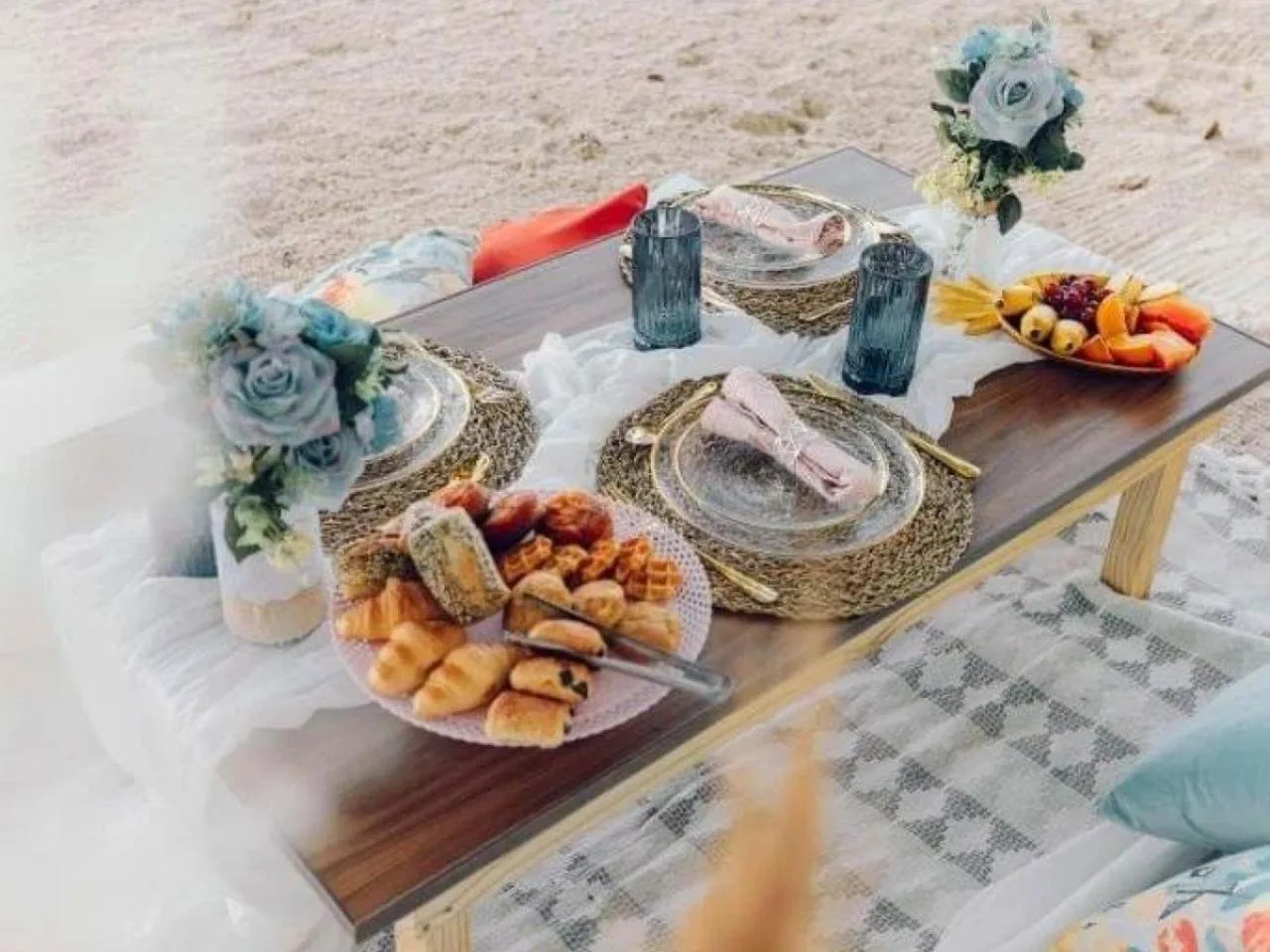 Breakfast Picnic on the Beach, Mahé Island