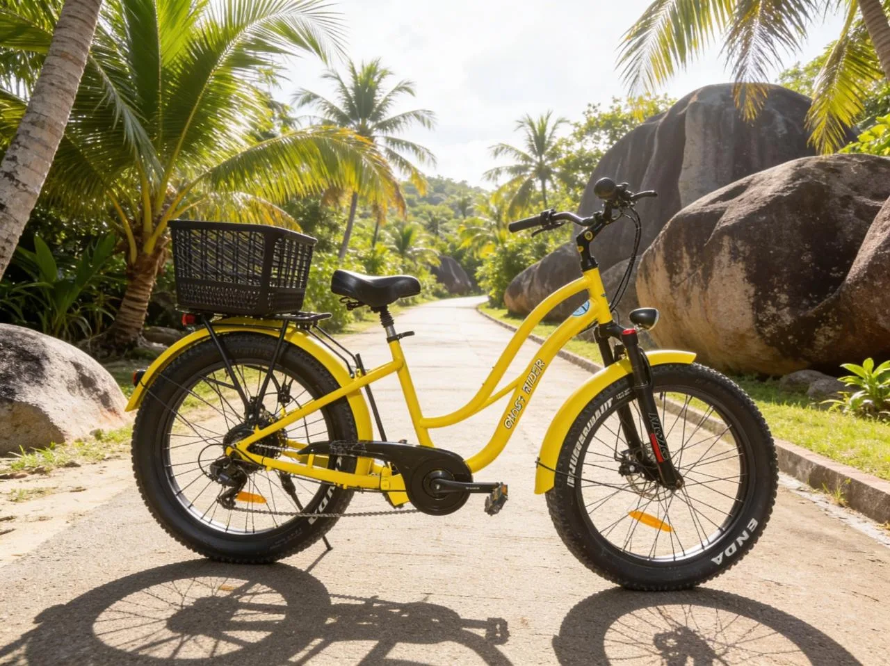 3-Day E-Bike Rental in La Digue