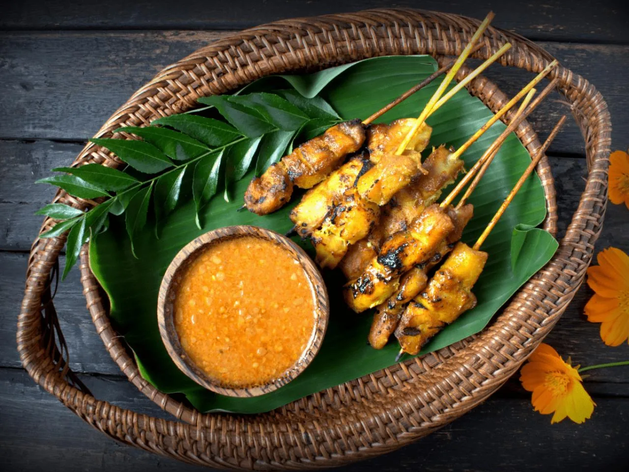Tapas: Espetinho de Frango Vietnamita em La Digue