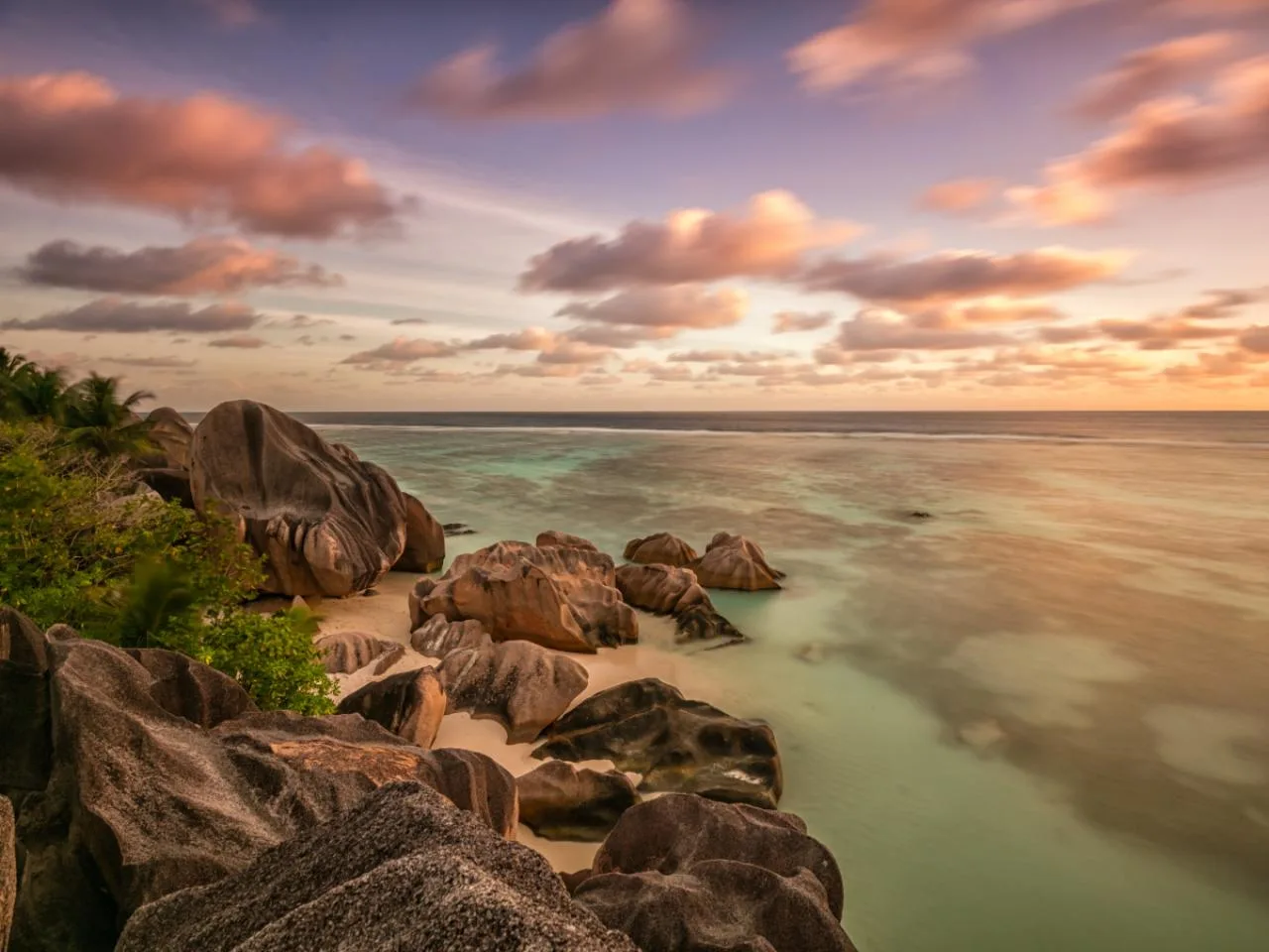 Sunset Boat Tour Around La Digue Island