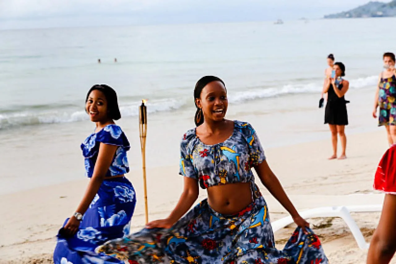 Private Beach day at Takamaka Beach with Creole Dance and Food