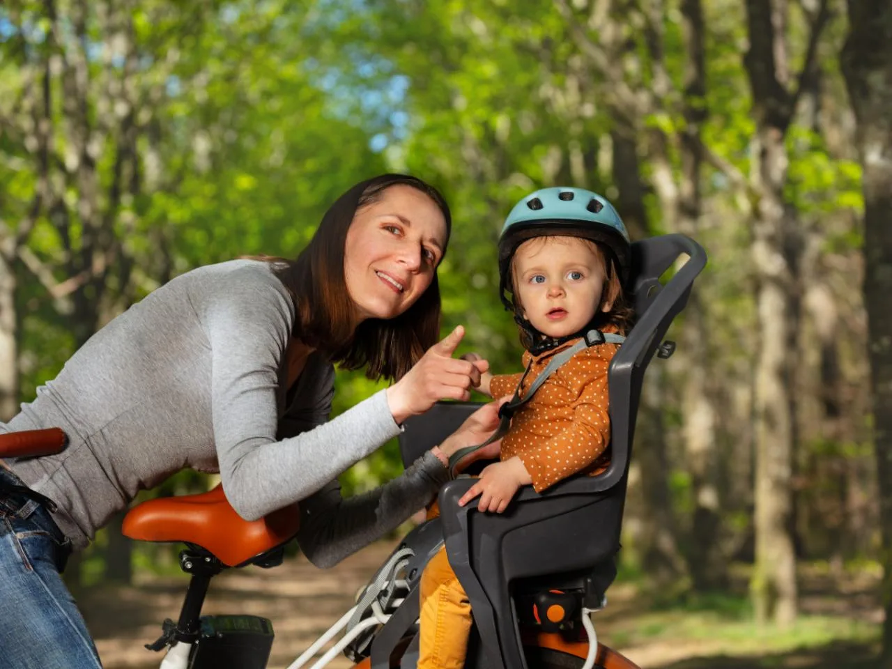 Location de vélo avec siège enfant pour 7 jours