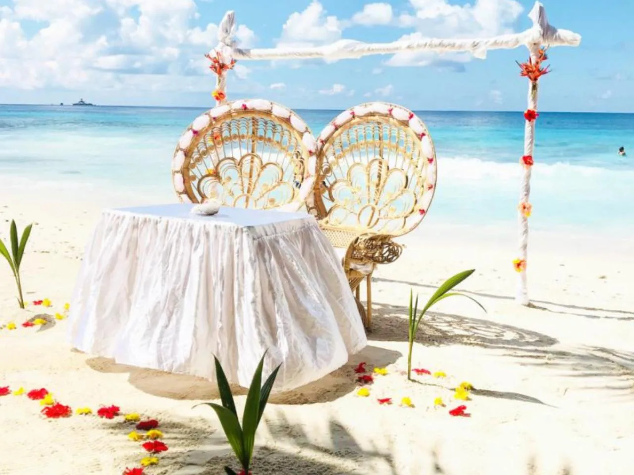 Vilea Wedding Package at Anse Patates Beach, La Digue
