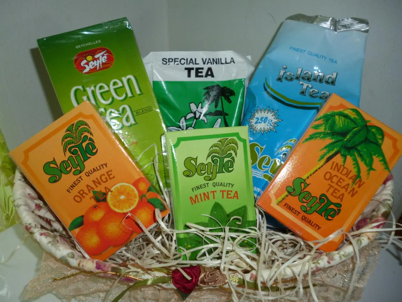 Créez votre panier cadeau de thé des Seychelles à Mahé