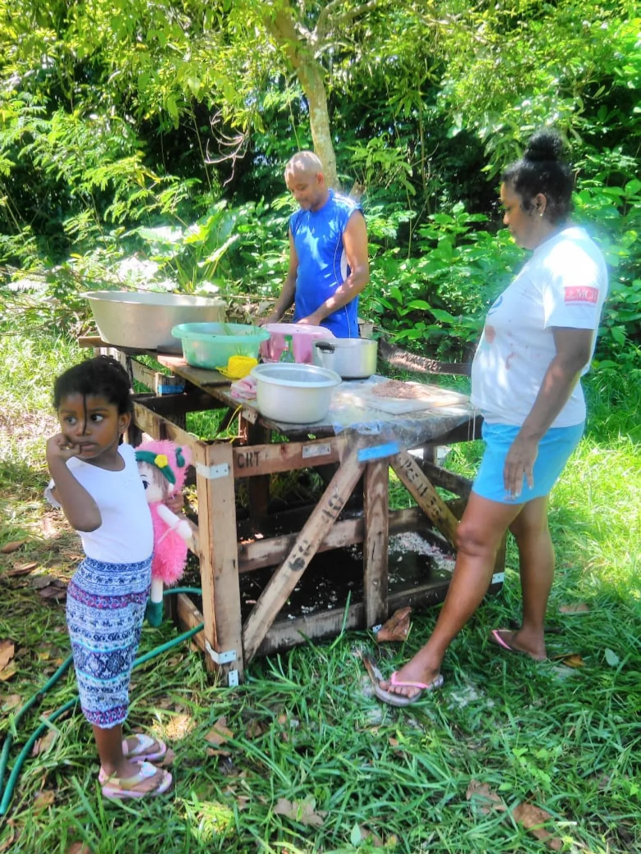 Virtueel koken met een Seychellois gezin