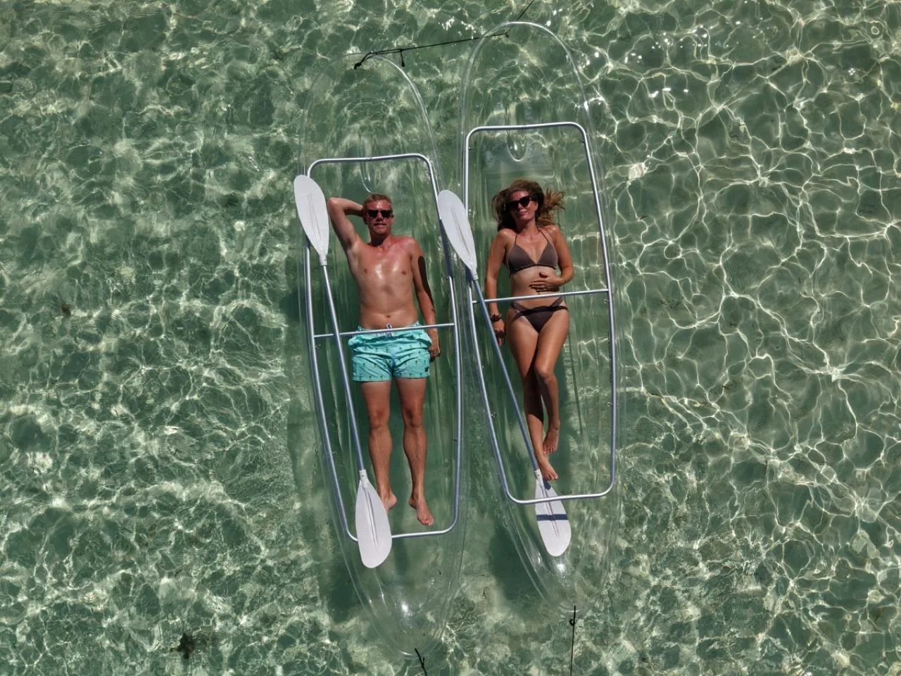 Transparent Kayak Rental and Chill